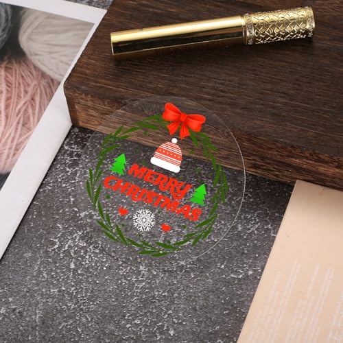 klare Acrylplatten, 52 Stk Acryl-Plexiglas Platte, 10x10 cm runde Acryl Rohlinge Scheiben, Transparente Acrylscheibe Kreis Runde, Acrylglas Platte für Bilderrahmen DIY Handwerk Display Projekte