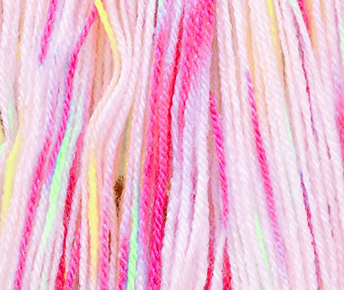 Image of M.G ENTERPRISE Os wal Icey Magenta (300 gm) Wool Hank Hand Knitting Wool /Art Craft Soft Fingering Crochet Hook Yarn, Needle Knitting Yarn Thread dye I