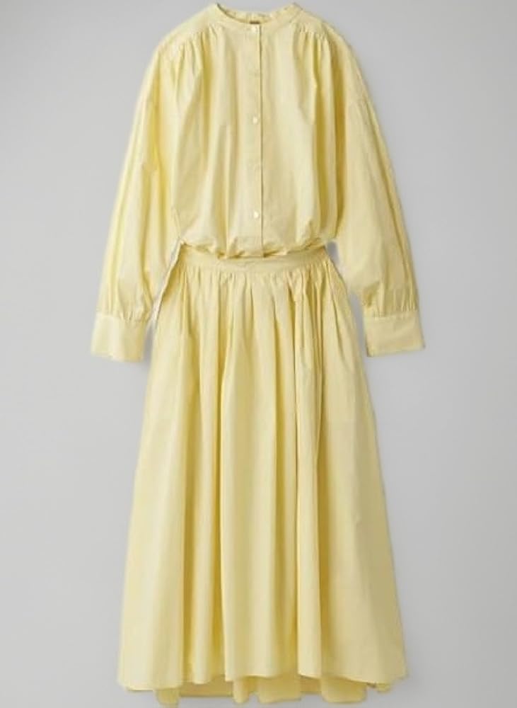 新品♥️【訳あり】 MilaOwen スタンド衿前ふらし後ドッキングシャツワンピ sku_3_4ba0cc88e3a7edb83c479117