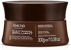 Máscara Amend Expertise Cuidado Da Cor, 300g, Specialist Blonde, Black Illuminated, Cobre Effect, Marsala Vibrance, Castanho Brilliant, Red Revival (Castanho Brilliant)