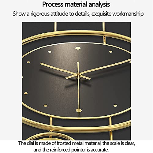 JRZTC Large Metal Wall Clocks Decorative Clock With Silent Movement Modern Wall Clock Art For Living Room, Bedroom, Office Decor steampunk buy now online