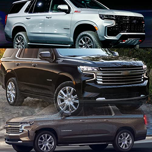 Nslumo Led Side Marker Lights Replacement For 2021 2022 + Chevy Tahoe Suburban Escalade Amber Led Fender Side Turn Signal Parking Light Assembly Gm2550206 Replace Oem Side Lamps Smoked Lens #TOP3