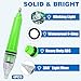 OROOTL LED Underwater Fishing Light, 4 Pack Deep Drop Fishing Lights Waterproof Fish Night Light Attractive Flashing Green White Red Blue Bait Lure Lamp Accessories, White