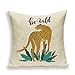Almohadas Lindo Tigre Cojín Caso Otoño E Invierno Decoración del Hogar Almohadas Casos Animal Sofá Cojines Cubierta Lino Fundas Cojines45*45