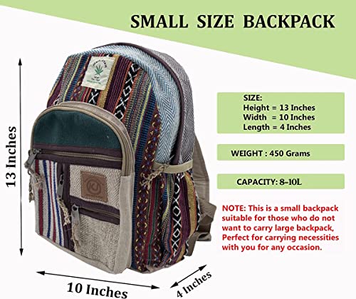 Small-Lightweight-Daypack-Backpack-Handmade-Himalayan-Hemp-Travel-Hiking-Purse-for-Men-Women-DayPack5