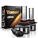 Produktbild BAODANF 9012 Ersatz Kits für Weiß Licht Halogen/Xenon Lampen,Auto Scheinwerferlampe Kits,10000LM, 100W(50W/Birne), 6000K Weiß,IP68 Wasserdicht, 2pcs/Set