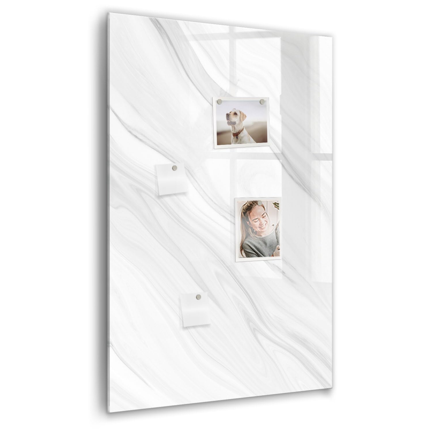 Lavagna da Parete Magnetica in Vetro | Include Magneti, Pennarello e Gomme | Ideale per Ufficio, Casa, Studio e Task Planning - 60x40 - Agenda settimanale per bambini