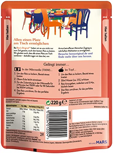 Ben’s Original Express-Reis Sweet Chilli, 6 Packungen (6 x 220g)