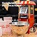 Gadgy Popcornmaschine Heißluft - Retro Popcorn Maker - Popcorn Maschine für Fettfreies Ölfreies Pop Corn - Gesunder Mais Snack - Popkorn Maschine Rot