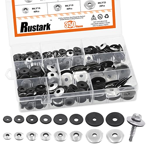 Rondelles d'étanchéité néoprène joint inox 304 vis 8 10 12 14 assortiment rondelle