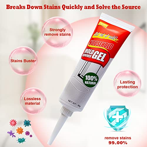 Household Mold Remover Gel Wall Cleaner For Wall Tiles Grout Sealant Bathroom Cleaning Home Kitchen Sinks Cleaner (2Pcs) #TOP3