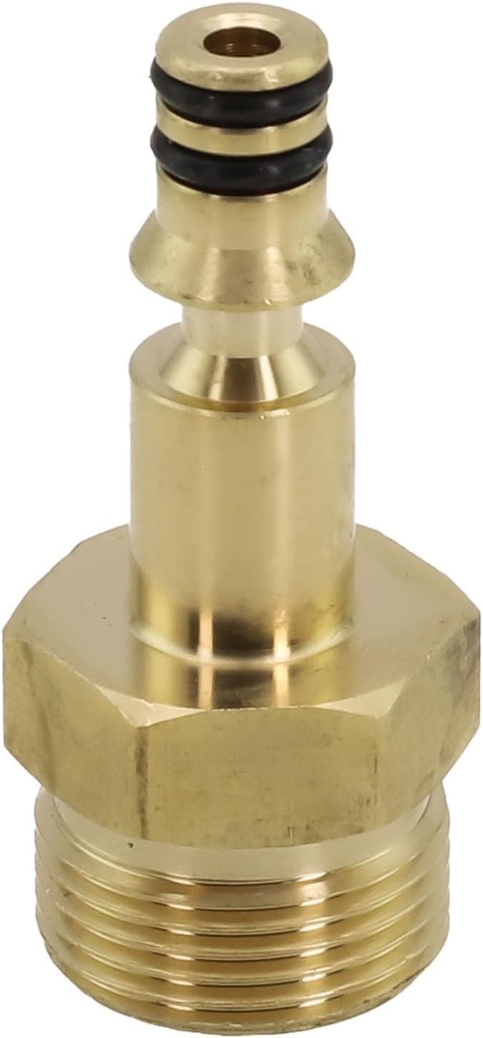 1Pc Gold M22 Adapter High Pressure Washer Hose Adapter Pressure Pipe Quick Connector Converter Fitting for K Series Pressure Washer Pressure Washer Parts and Outdoor Power Tool Accessories