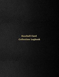 Baseball Card Collection Logbook: Sport trading card collector journal | Baseball inventory tracking, record keeping log book to sort collectable sporting cards | Professional black cover
