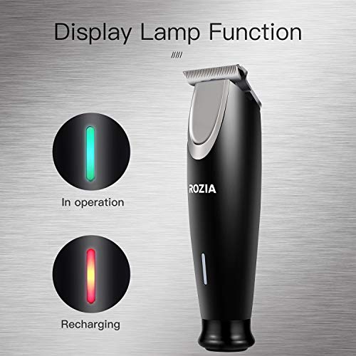 Roziahome Beard Trimmer for Men Cordless Hair Clippers Mustache Trimmer Professional Hair Cutting Kit Hair Trimmer USB Rechargeable Low Noise