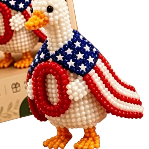 Set de mini animales 3D con cuentas para decorar el hogar estas manualidades del 4 de julio 6