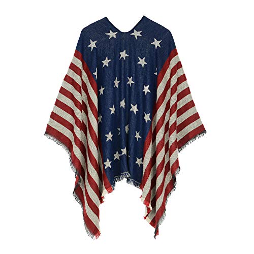 Womens Blanket Shawls Wraps Winter Printed Open Front Poncho Cape Plaid Shawls for Women2