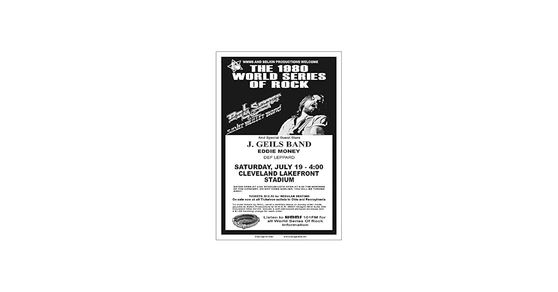 Amazon.com: Raw Sugar Art Studio Bob Seger/J Geils Band/Def
