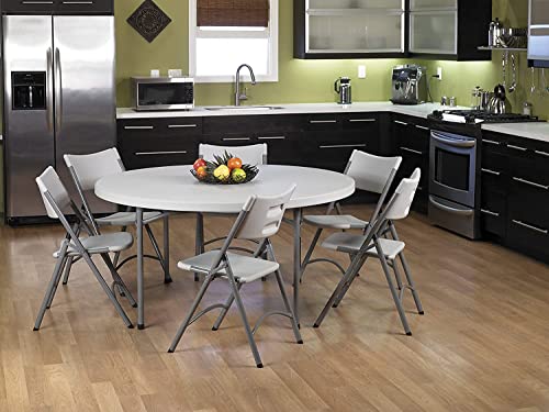 Office Star Resin Folding Table For Banquets, Picnics, And Parties, 60 Inch, Round #TOP1
