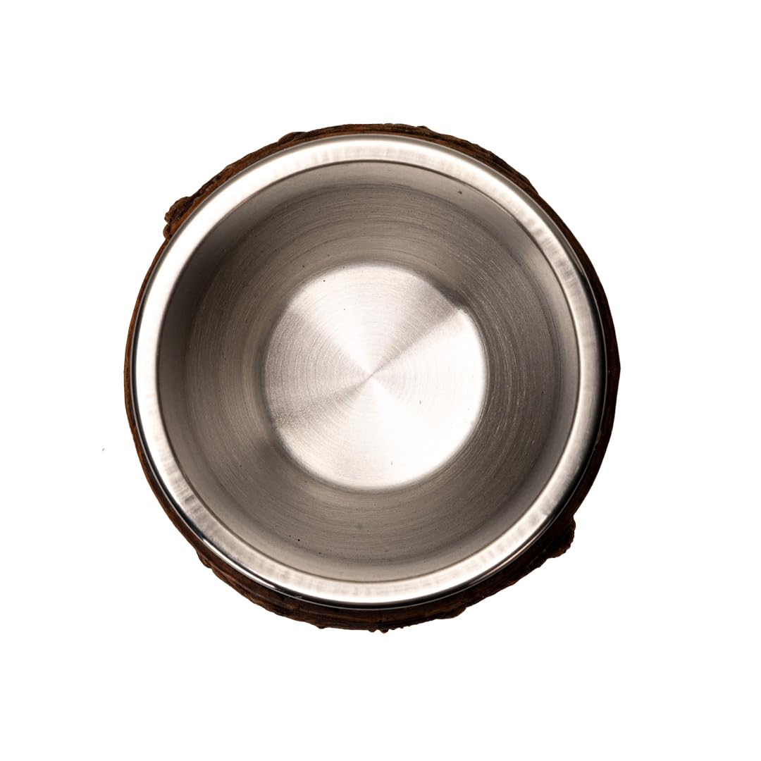Pacific Giftware Cernunnos - Calice in resina e acciaio inox, motivo celtico, ispirato al dio cornuto per bicchieri e decorazioni uniche, altezza 18,4 cm