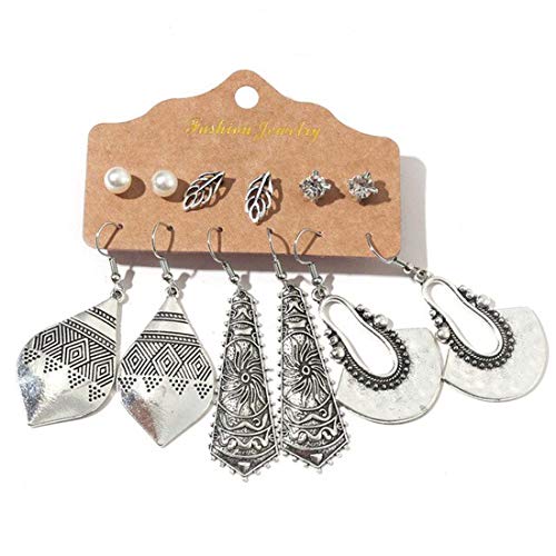 Mysterious Pearl & AD Earrings Set