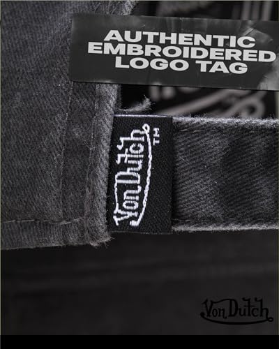 Image of Von Dutch Men & Womens Baseball Caps - Breathable Adjustable Snapback Soft Cotton Canvas Curved Brim Vintage Hat