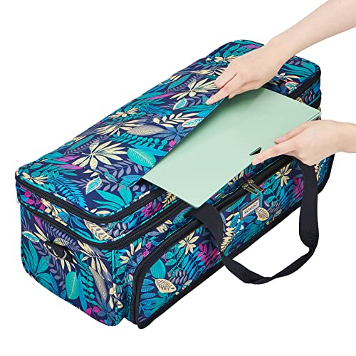 Homest TRFA3635 Double Layer Carrying Case With Mat Pocket For Cricut Explore Air 2 thumb #1