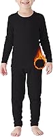 Vista 1 de Zando Conjunto de ropa interior térmica para niños, ropa interior térmica para invierno, pantalones largos cálidos para niños pequeños, ropa