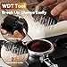 KILOGOGRAPH 3-In-1 Espresso Tamper Distributor WDT Tool - 53mm 54mm, Coffee Gadgets Kit, 304 Stainless Steel, Delonghi Breville Espresso Machine Accessories for Coffee Bar, Gifts for Barista