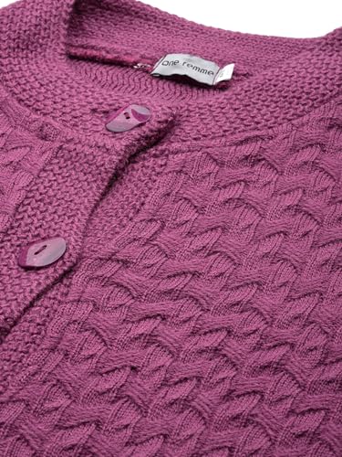 Image of One femme Women's Woollen Solid Color Coat
