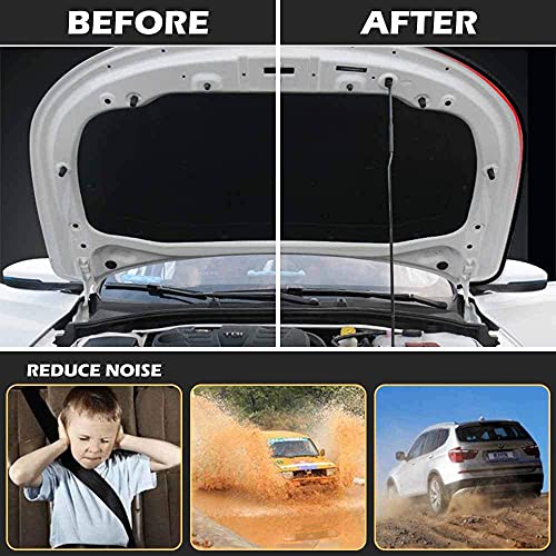 image for CloudBuyer 52.4Ft Long Universal Self Adhesive Auto Rubber Weather Dra