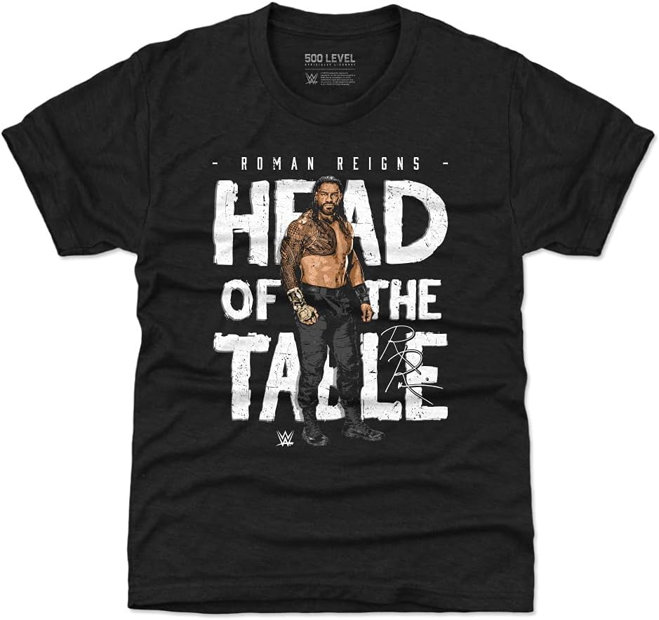 Roman Reigns Kids Shirt - WWE Boys Clothes - Roman Reigns Head of The Table