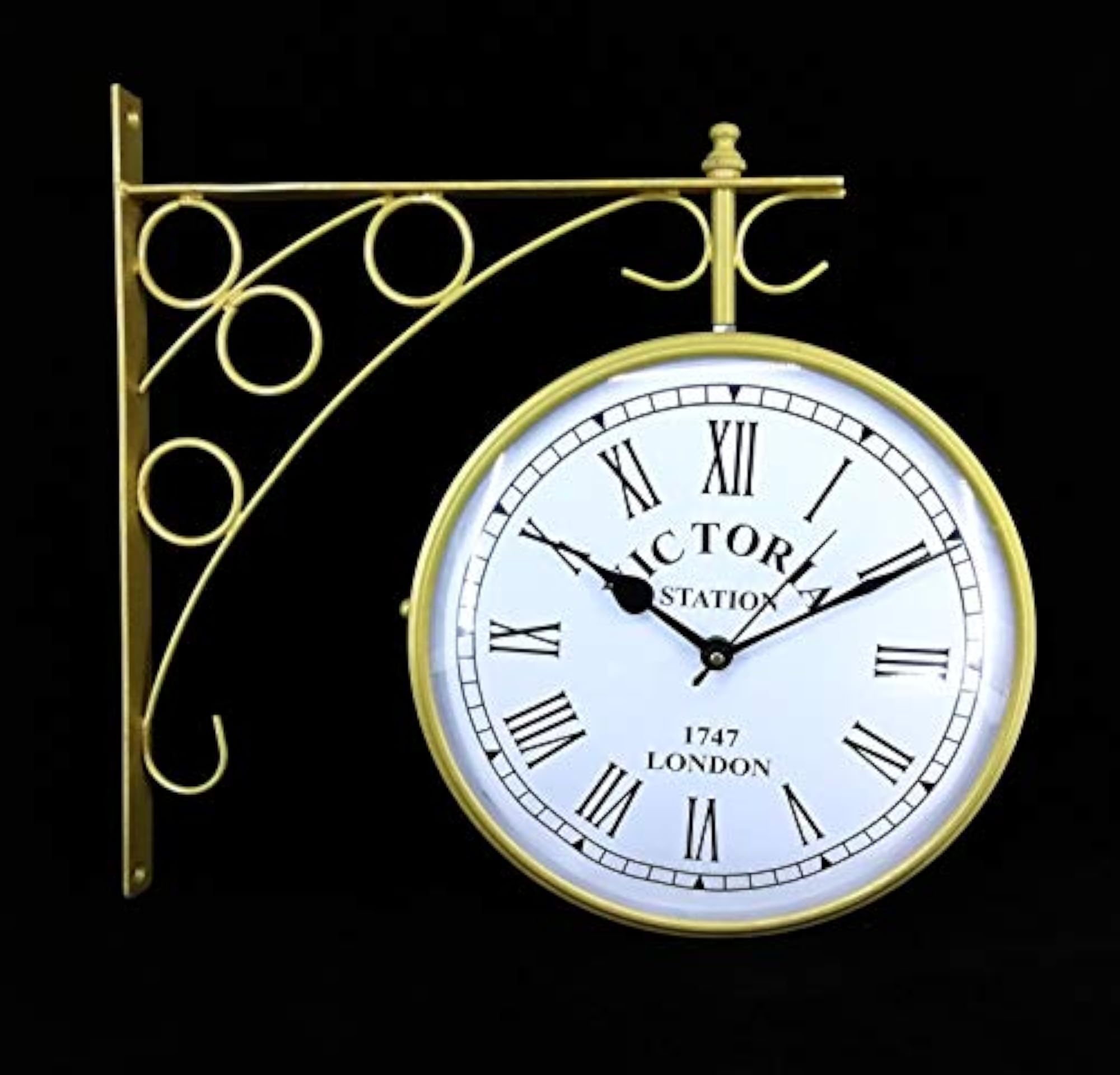 Handmade Retro Design Victoria Station Clock