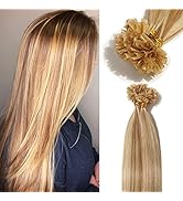 TESS Bonding Extensions Echthaar 1g 100% Remy Haarverlängerung 50 Strähnen Keratin Human Hair Ext...