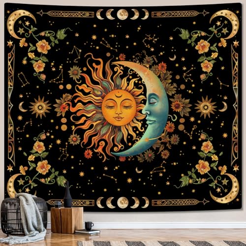 ARTCREATOR Sun and Moon Tapestry...