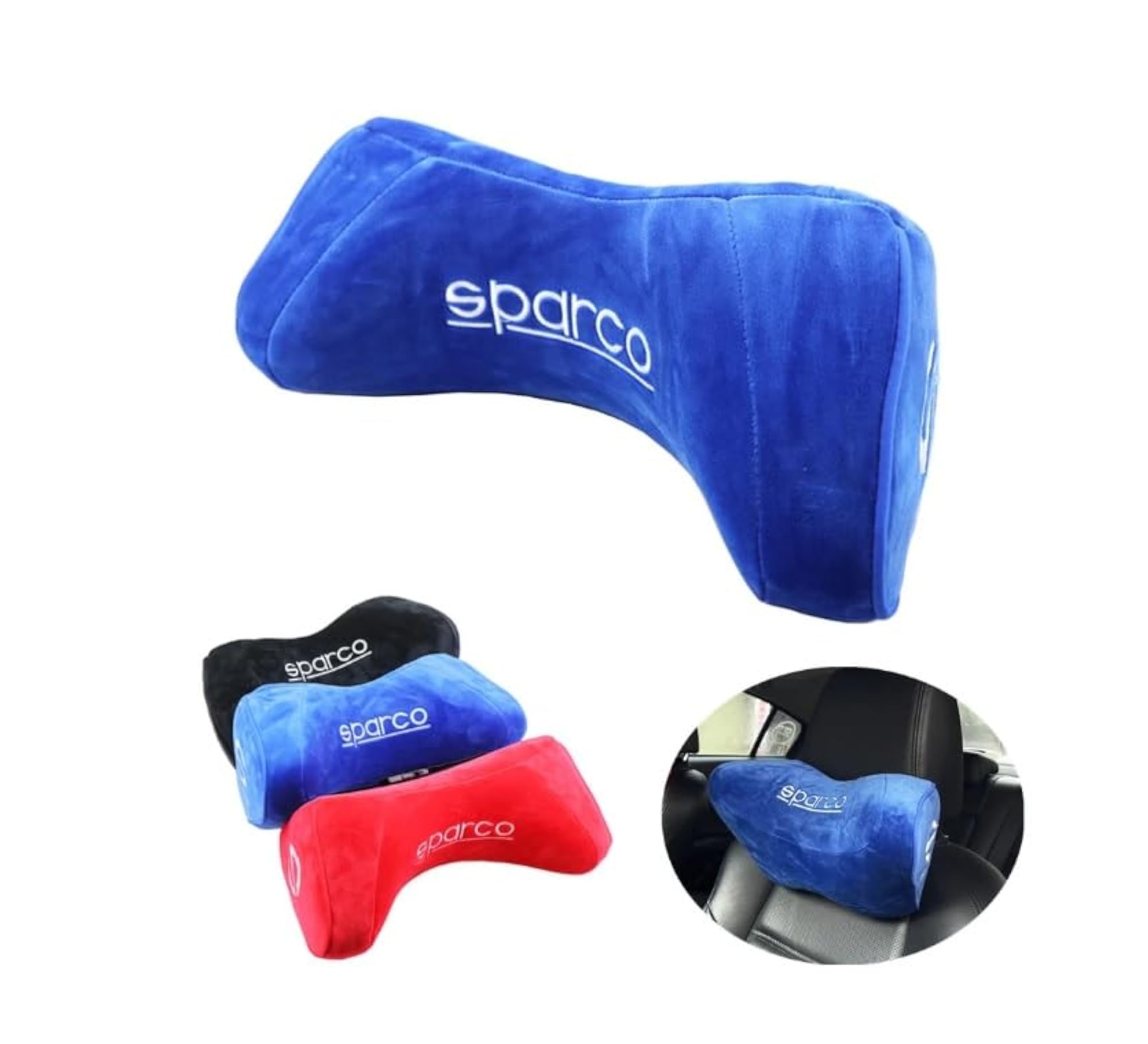 2PC Universal Headrest Neck Pillow Set