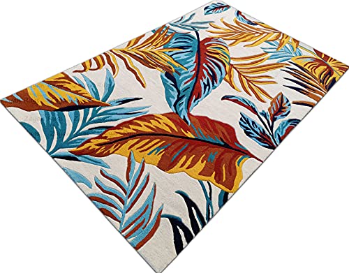 Image of Soft Pure Woolen Modern Collection Tufted Carpet for Living Room,Bedroom'Kitchen and Hall (10 X 13) Feet