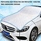 Adunsiaoto Abdeckung Windschutzscheibe Winter, Wasserdicht Faltbar Autoscheibenabdeckung Frostschutz Abdeckung, Auto Windschutzscheibe Schnee Abdeckung Auto Motorhaube Schnee Abdeckungs, Autozubehör