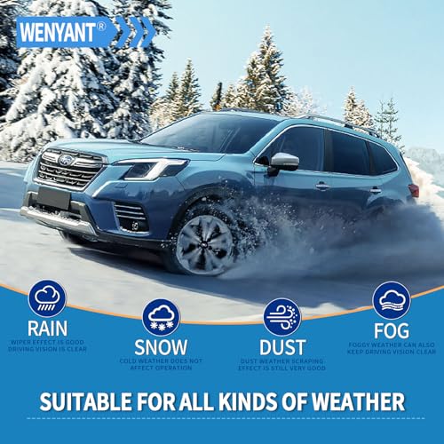 Image of 28 inch /28 inch Windshield Wipers Compatible with Ford Edge 2015-2020 Focus 2012-2018 Escape /Fusion 2013-2019 Front Wiper Blades for My Car Original Equipment Automotive Replacement (Set of 2)