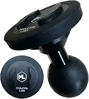 Suporte de cabeça esférica larga de alumínio Motomount SP+. Adequado para e compatível com SP-Connect Plus (nova versão - tipo trilho curvado) capa de telefone e adaptador universal