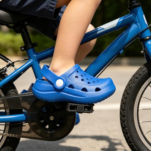Image of vibdiv Boys Girls Clogs Kids Garden Shoes Unisex Child Cartoon Slides Sandals Beach Slipper Indoor Outdoor(Toddler /Little Kids /Big Kids)
