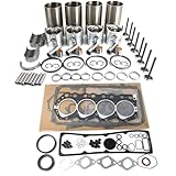 Otobaijeni TD27 Engine Overhaul Rebuild Kit with Valve Kit for Nissan TD27 TD27T Engine for TCM Forklifts D21 D22 STD Overhaul Engine Repair Rebuild Aftermarket Parts (12010-6T000)