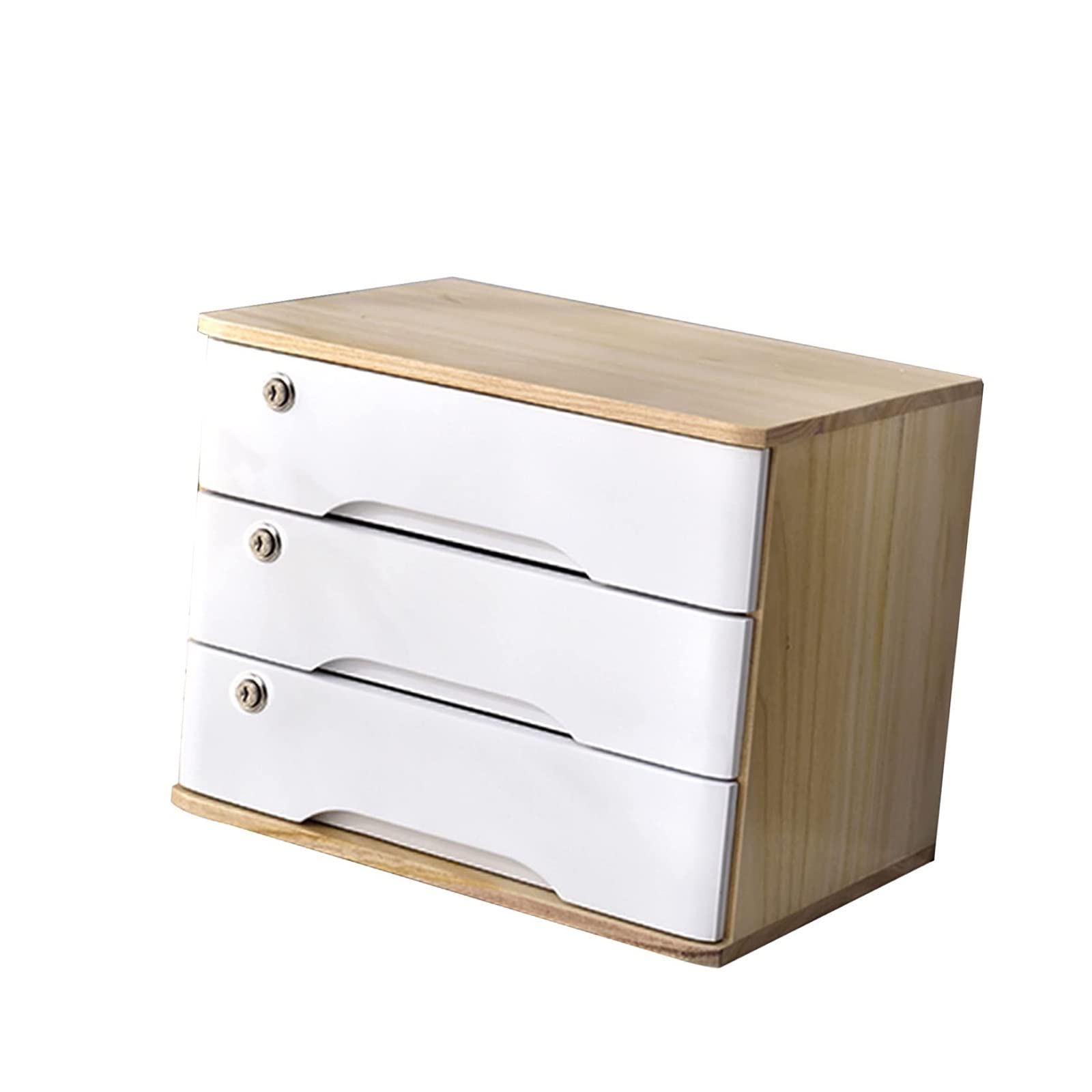 Aioneer C Wooden Desk Storage Box Able Drawers Flat File Abinet Organizer For Documents & Accessories Desk File Storage Solution For Home Or Office 2 Drawers-3 Drawers
