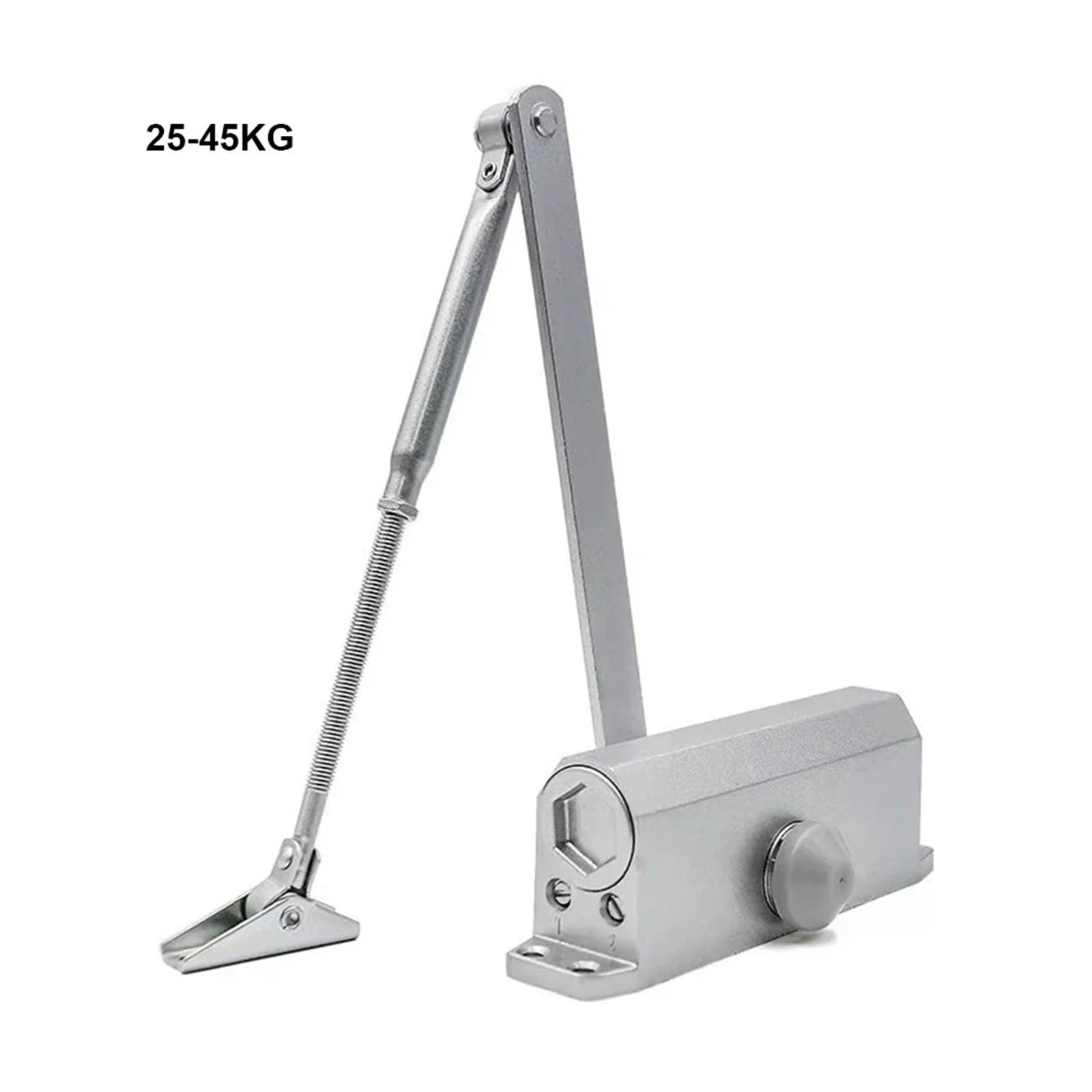 Chiudiporta automatico con buffer idraulico a molla in metallo nascosto | Hardware a chiusura automatica durevole adatto for più interni(25-45KG)