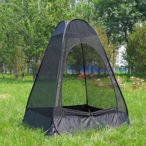 Módulo de privacidad instantáneo y resistente con malla transpirable para camping 3