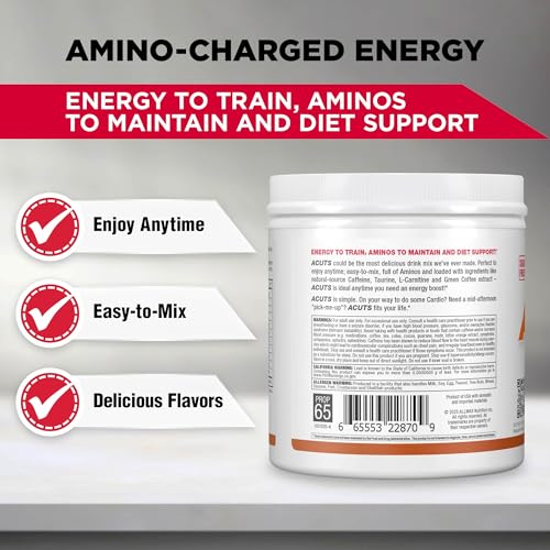 Image of ALLMAX ACUTS Amino Energy Powder, 30 Servings, Sweet Tea