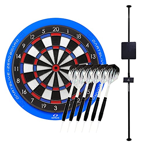 DARTSLIVE-ZERO BOARD & DARTSLIVE ポールスタンド ブラスダーツセットの商品画像（Amazon）