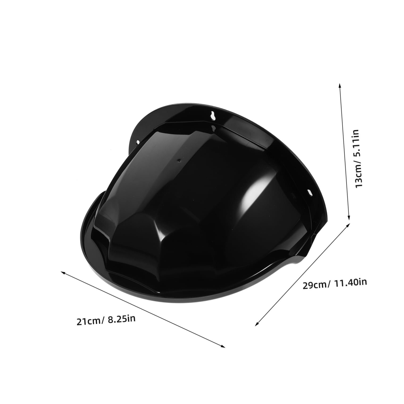 BRIGHTFUFU 2pcs Outdoor Camera Shield Housing Camera Housing Cover Abs Security Camera Cover Black Outdoor Camera Shield