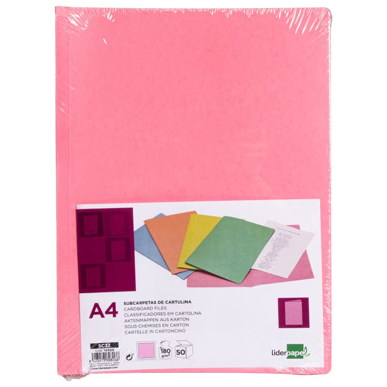 Sous-dossier Liderpapel A4 résistant pour éviter de corner vos feuilles volantes