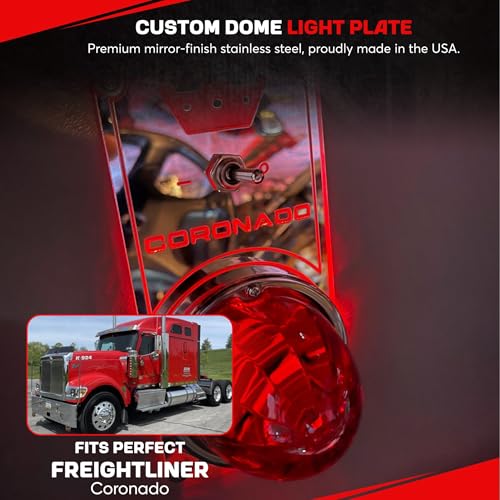 Freightliner Coronado Luces de Cúpula LED Azules miniatura 3