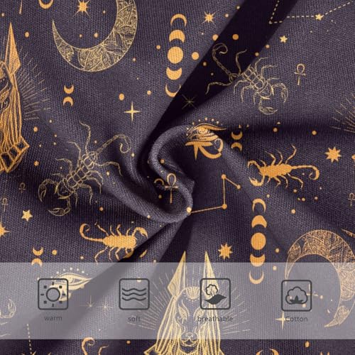 Little Girls' Soft Cotton Underwear Kids Breathable Comfort Egyptian God Anubis Panties Briefs Toddler3